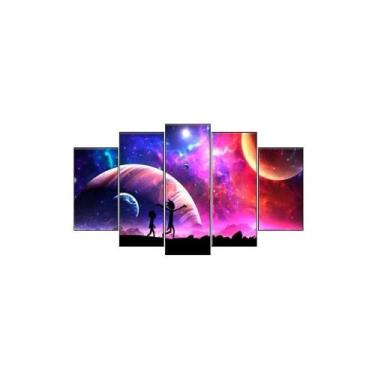 Imagem de quadros decorativo 5 peças mod Rick and morty - autopc 3mm