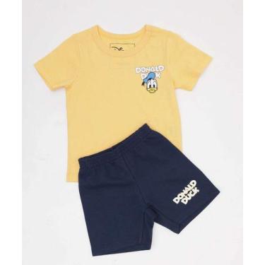 Imagem de Conjunto Infantil Pato Donald Disney Tam 1 a 3-30003, Amarelo, 1