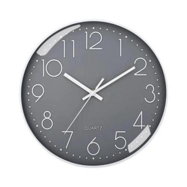 Imagem de Relógio De Parede Digital De Quartzo De 8 Polegadas, Silencioso, Desig
