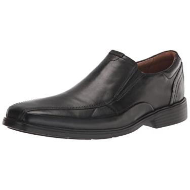 Imagem de Clarks Mocassim masculino Malwood Easy, Couro preto, 38