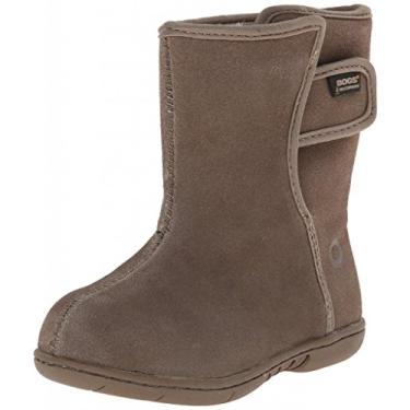 Imagem de Bota de couro HooDoo Baby Bogs (infantil), Cacau, 7 Toddler