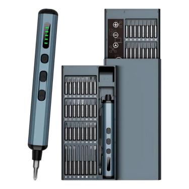 Imagem de Conjunto de Chave Elétrica de Alta Precisão 68 em 1 - Philips, Fenda, Torx, Hexagonal e Triângulo