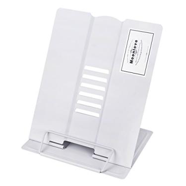 Imagem de Suporte de leitura de metal, cavalete de cópia, suporte de livro de palestra, suporte de revista, suporte de livro de receitas, suporte de livro de cozinha, suporte de documentos, suporte de música