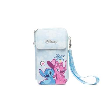 Imagem de Wondapop Carteira transversal Disney Stitch and Angel para celular