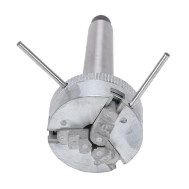 Imagem de YWBL-WH Mandril de Torno de Madeira, Mandril de Torno de 3 Mandíbulas Com Mandril Cônico MT2, Mandíbula Ajustável para Marcenaria, Compatível Com Rosca M12x1, Liga de Alumínio