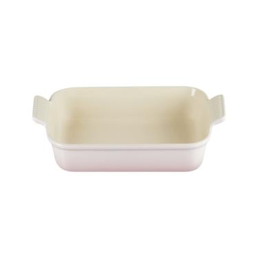 Imagem de Travessa Retangular Heritage 26 cm Rosa Shell Pink Le Creuset