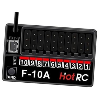 Imagem de MERIGLARE Receptor para RC de 2,4 GHz, leve, para reparos DIY, peça de reposição modificada para veículos de brinquedo, acessórios para carros para RC.