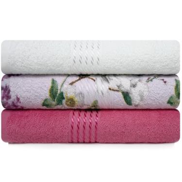 Imagem de Kit 3 Toalhas de Banho 100% Algodão Prisma Dohler