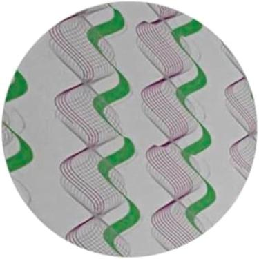 Imagem de Papel de Parede Adesivo PVC Estampa Onduladas - 5 Metros