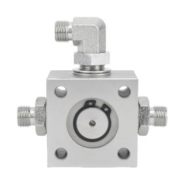 Imagem de Zhjvihx Kit de Válvula de Miniescavadeira, Conjunto de Válvula Desviadora de 3 Vias de Liga de Aço Com Acessórios Hidráulicos, Peças Sobressalentes de Máquinas Agrícolas para