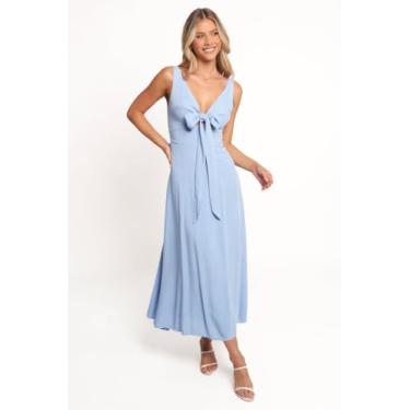 Imagem de Petal & Pup Vestido feminino Archer-Midi-Cornflower-Azul, Cornflower Blue, P