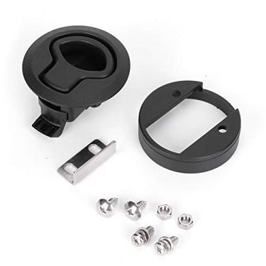 Imagem de Estink Travas de Barco Trava de Travamento de Montagem Embutida, Compatibilidade de Tamanho Com de Barco Redondas para Gavetas de Convés de RV Marinho, Construção ABS Premium e