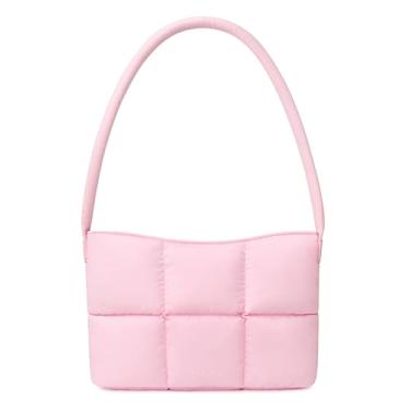 Imagem de Comfyable Bolsa de ombro inchada para mulheres, Rosa (candy), Small, Bonito
