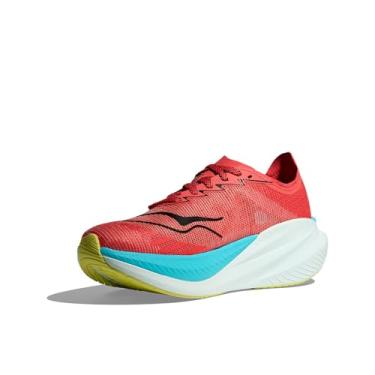 Imagem de HOKA Tênis feminino Mach X 2, Coral elétrico, 38