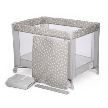 Imagem de Berço Portatil Fit - Cinza Estrela - Voyage