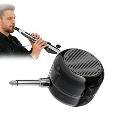 Imagem de Amplificador De Guitarra Mini 2 Em 1,Alto-Falante Para Celular,Interface De 3,5 Mm/6,35 Mm,Suporta ReproduçãO Sem Fio Via Celular Para Tocar Guitarra,Baixo E Instrumentos De Sopro EléTricos