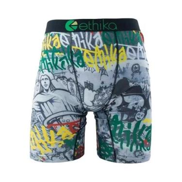 Imagem de Boxers Respiráveis plus Size Para Homens ETHIKA Sunga Sexy S-3XL Roupa