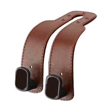 Imagem de Ganchos de assento de carro para encosto de cabeça, ganchos de bolsa de carro, suporte de telefone, cabide de veículo multifuncional para caminhão, guarda-chuva, viagens rodoviárias, bolsa de casaco