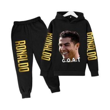 Imagem de Conjunto De Agasalho Infantil Com Estampa Do Ronaldo, Moletom E Calças