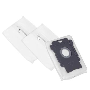 Imagem de Pacote com 3 sacos de vácuo de substituição para iRobot Roomba i7, i7+, i3, i3+, j7, j7+, s9, s9+, i1+, i4, i4+, i5,i6, i6+, i8, i8+ plus reutilizável I Robot Zipper i,s,j Series Saco de pó limpo para