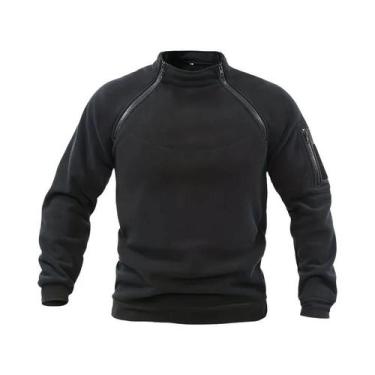 Imagem de Jaqueta Tática Militar Masculina De Moletom Casual Pullover À Prova De