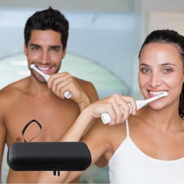 Imagem de Estojo de viagem para escova de dentes elétrica para Oral-B/Philips Sonicare, cabeças de escova rígidas portáteis e acessórios