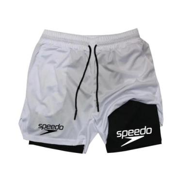 Imagem de Shorts Masculinos De Secagem Rápida 2 Em 1 Para Treino De Academia, Es