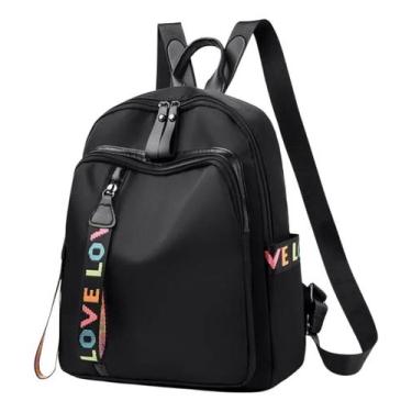 Imagem de Mochila Feminina Fashion Impermeavel Tabalho Viagem Preta 2024 Lançame