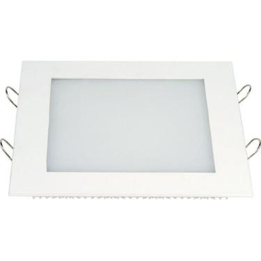 Imagem de Luminária painel led 12w lux quadrado embutir - taschibra, 65000K