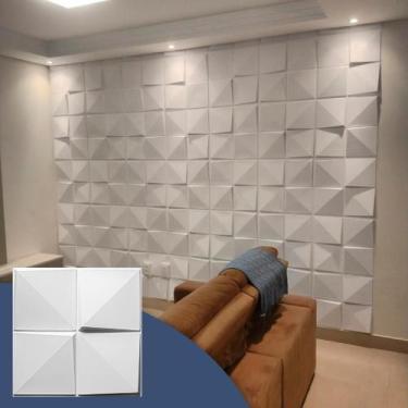 Imagem de Revestimento 3d 50x50cm Parede Placas Decorativas Luxo 1m² - REVEST3DP