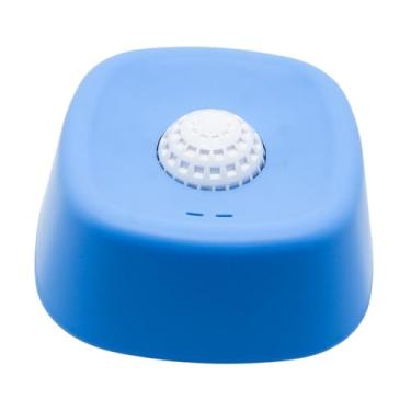 Imagem de predolo Tigela para petiscos líquidos para cães, fácil de limpar, à prova de derramamento, interativa e portátil, ideal para escritório, dormitório e viagens, Azul