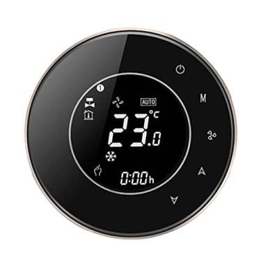 Imagem de Termostato BAC-6000ELZB Ar Condicionado Central Inteligente Tela LCD Controle Sem Fio Unidade de Bobina Ventilador Painel Residencial