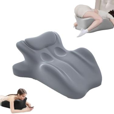 Imagem de Almofada de casal para intimidade e suporte – plataforma de espuma viscoelástica de 27° – posição perfeita instantaneamente – suporte lombar e pescoço – conforto em várias posições para sentar, deitar