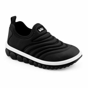 Imagem de Tênis Infantil Roller 2.0 Calce Fácil Confortável Bibi, Preto, Branco,