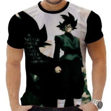 Imagem de Camiseta Camisa Personalizada Anime Clássico Dragon Ball Goku Black 15