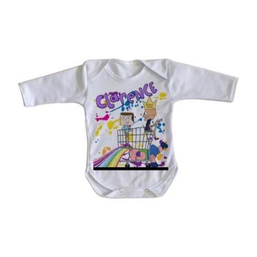Imagem de body nenê criança roupa bebê manga longa  Clarêncio O Otimista Superme