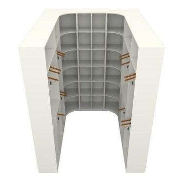 Imagem de Kit Closet Armário Colmeia Cabideiro M62 Loja Roupa Closet - VETORIAL 