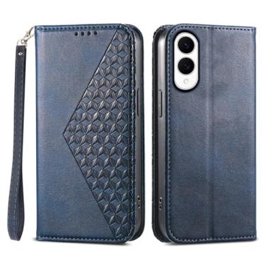 Imagem de Asuwish Capa de celular para Samsung Galaxy S25 Edge, capa tipo carteira com protetor de tela de vidro temperado, alça flip para pulso, compartimento para cartão de crédito, suporte robusto, celular