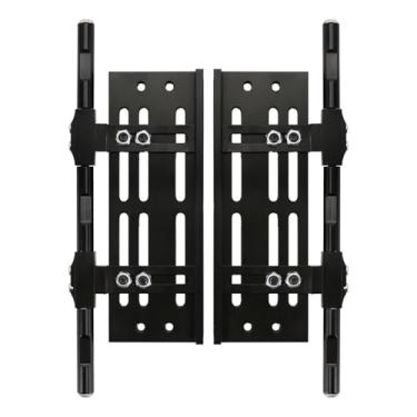 Imagem de Peças de carro RC compatíveis com Axial para SCX10 2 peças para Rock Sliders Pedal Ajustável Placa Lateral 1/10 RC Crawler Upgrade Parts