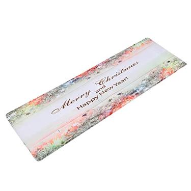 Imagem de aqxreight Tapete de Chão de Férias de Natal Tapete Macio de Flanela Antiderrapante para Casa, Cozinha, Banheiro, Decoração Festiva, de Porta para Entrada da Sala de Estar, Design Sazonal