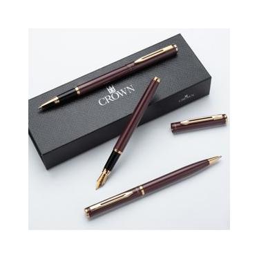 Imagem de Kit Capricci Esfero + Roller + Tinteiro - Bordo