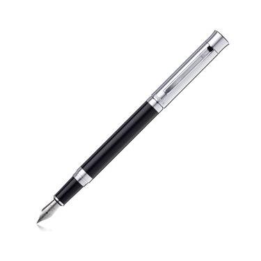 Imagem de Caneta Crown Personalizada Metal Jazz Tinteiro Preta