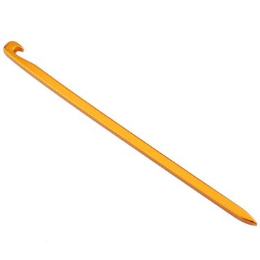 Imagem de Aoresac Pregos Resistentes de Alumínio para Barraca de Acampamento, 10 Peças, 16cm, Sem Ferrugem, Resistente, Portátil Com Cabeça Plana Grande, Ponta Afiada (Ouro)