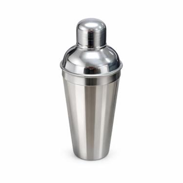 Imagem de Coqueteleira Drinks Inox, 500 ml, Aço Inoxidável, Tampa Ergonômica, 22 cm Altura x 8,5 cm Diâmetro, Coqueteleira Drinks Inox 500ml Aço Inoxidável Bebidas Coquetéis