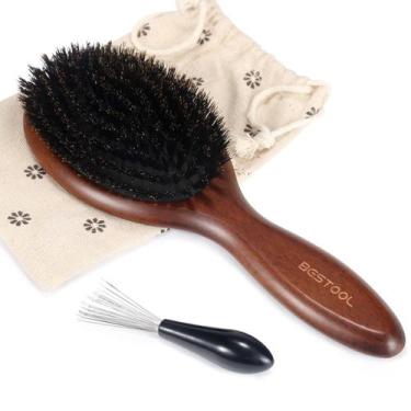 Imagem de Escova de cabelo BESTOOL Boar Bristle para mulheres, homens e crianças