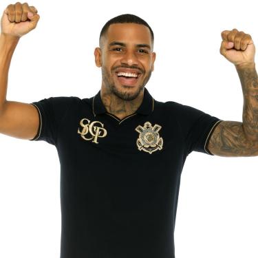 Imagem de Camisa Polo Corinthians Ouro Masculina-Masculino