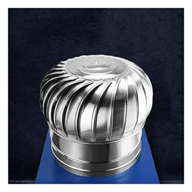 Imagem de Chaminé de ventilação, exaustor de chaminé de aço inoxidável com tampa rotativa, tampa de chaminé rotativa, lareira rotativa de aço inoxidável (tamanho: 150 mm)