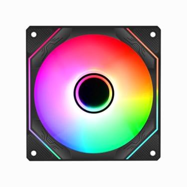 Imagem de COOLER 120MM ARGB LIKETEC ENIGMA DARK REVERSE LF-UNARGB-ENIGMA-2104