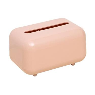 Imagem de CNBYDK Porta-lenços de papel para salão de beleza, organizador de escritório, caixa de lenços com suporte delicado de mola