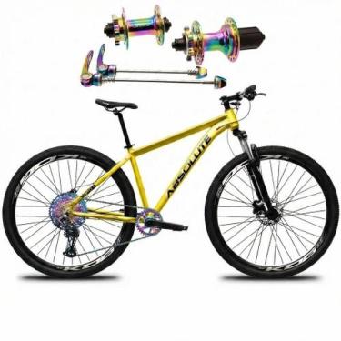 Imagem de Bicicleta MTB Absolute Nero 5 Varias Cores 13 Marchas Com Freios Hidrá